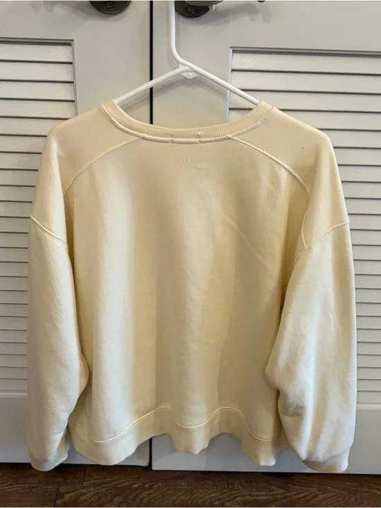 Nuuds butter yellow sweatshirt - Picture 3 of 4